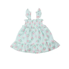 Angel Dear - Smocked Dress - Tulips