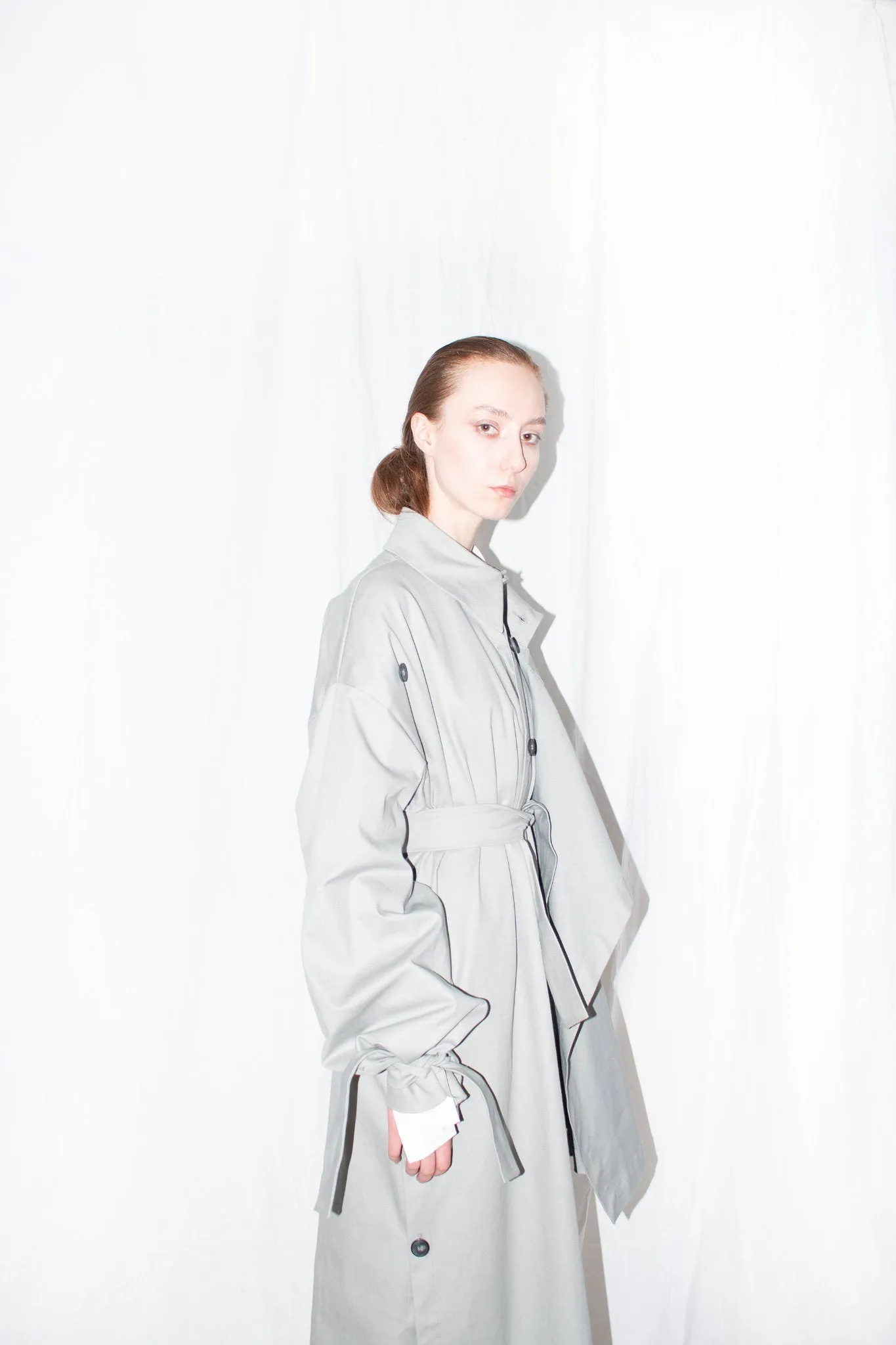 Asymmetric Twill Coat