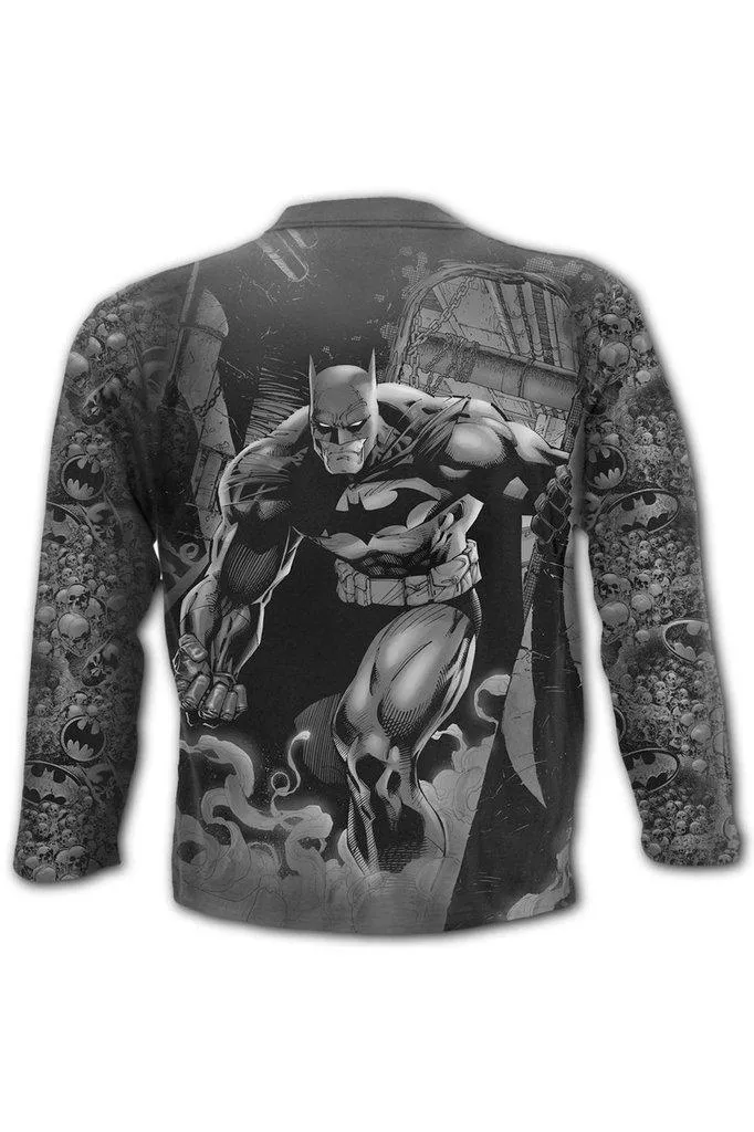 Batman - Vengeance Wrap's - Allover Longsleeve T-Shirt Black