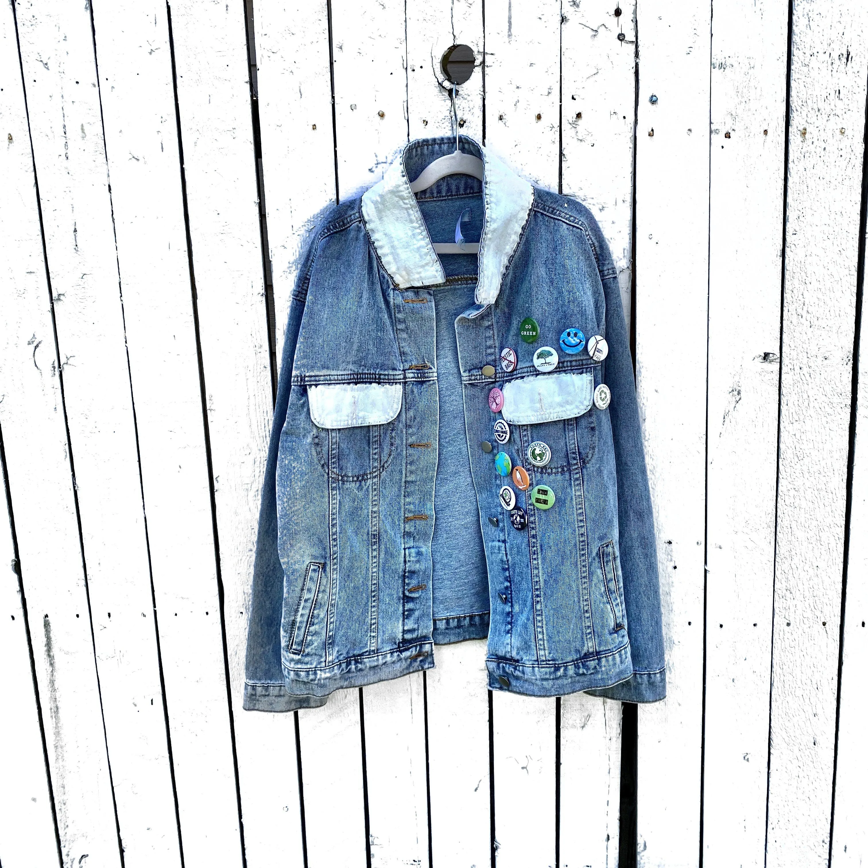 'BE THE CHANGE' DENIM JACKET