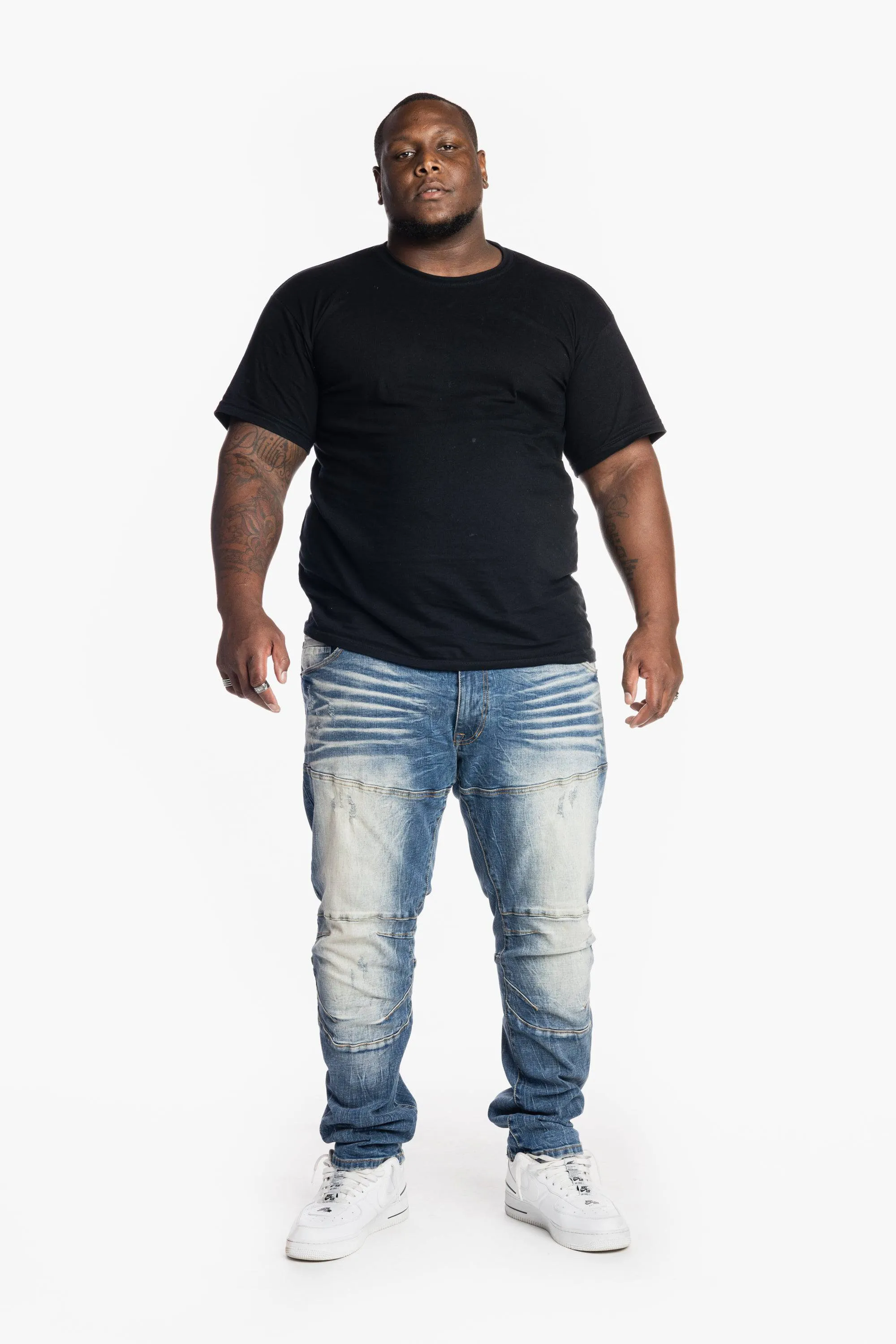 Big and Tall Clean Engineered Jeans - Elysian Blue