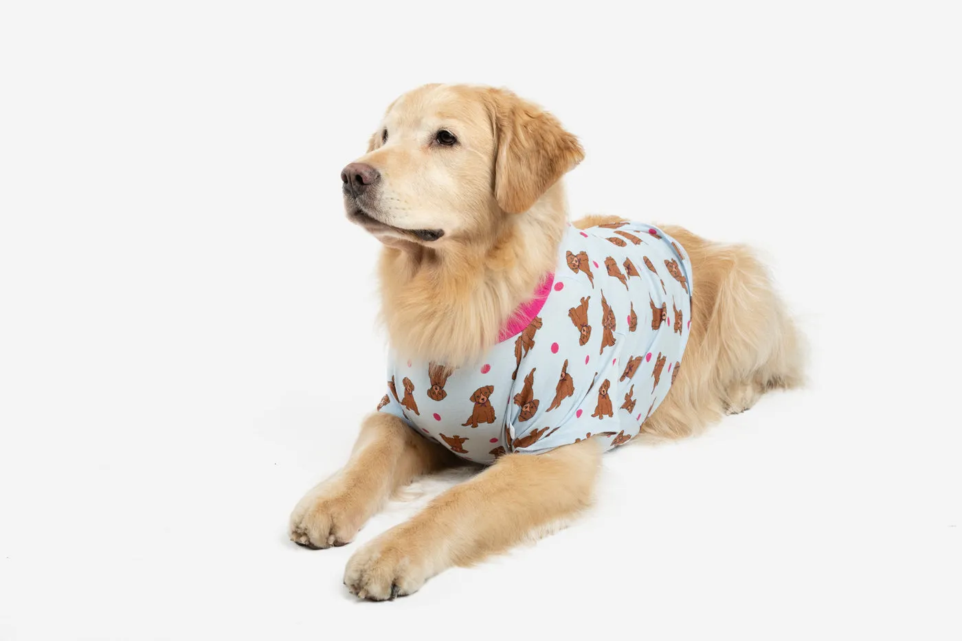 Big Dog Puppy Print Pajamas