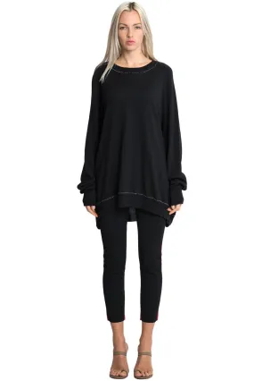 Black Oversized Vandim Sweater