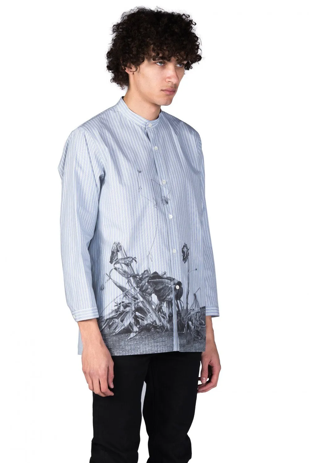 Blue Akari Print Shirt