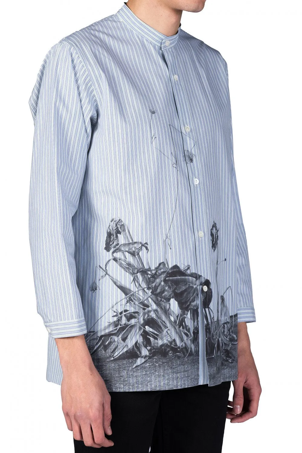 Blue Akari Print Shirt