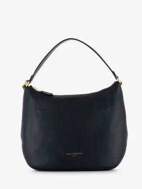 Borsa a spalla in pelle Yvonne navy