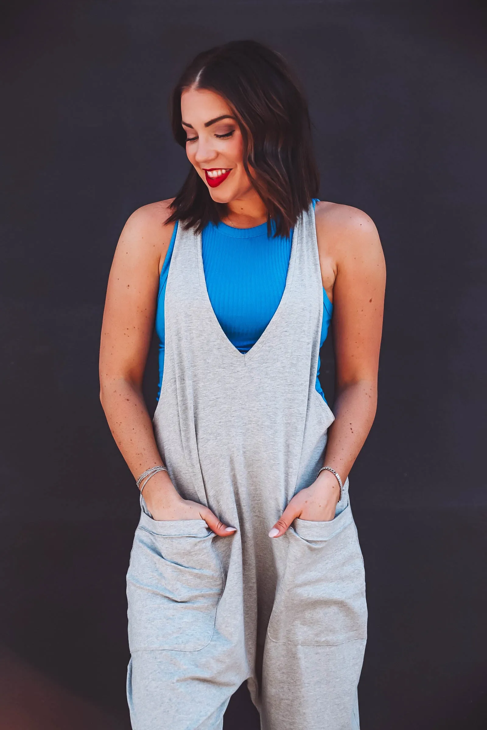 Briar Jumpsuit-H. Grey