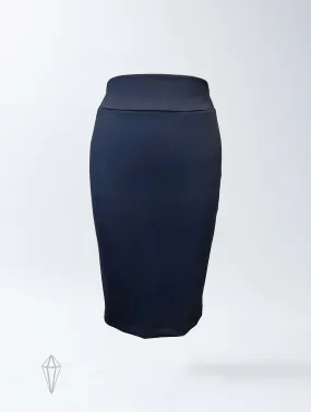 Cali Skirt - Midnight Double Knit