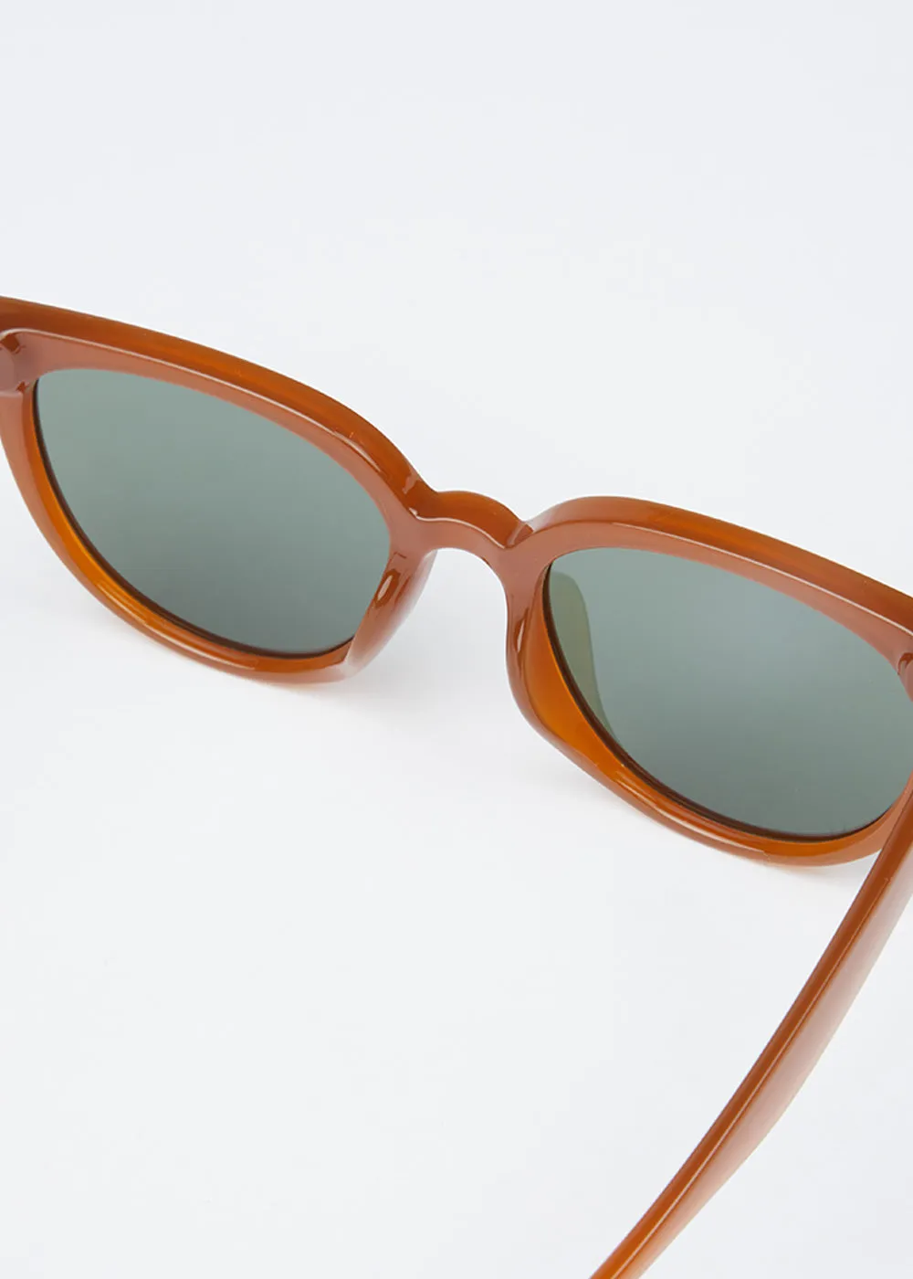 Caramel Cascade Unisex Oval Sunglasses