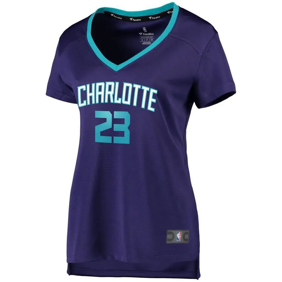 Charlotte Hornets Robert Franks Fanatics Branded Replica Fast Break Statement Jersey Womens - Purple | Ireland D8353K7