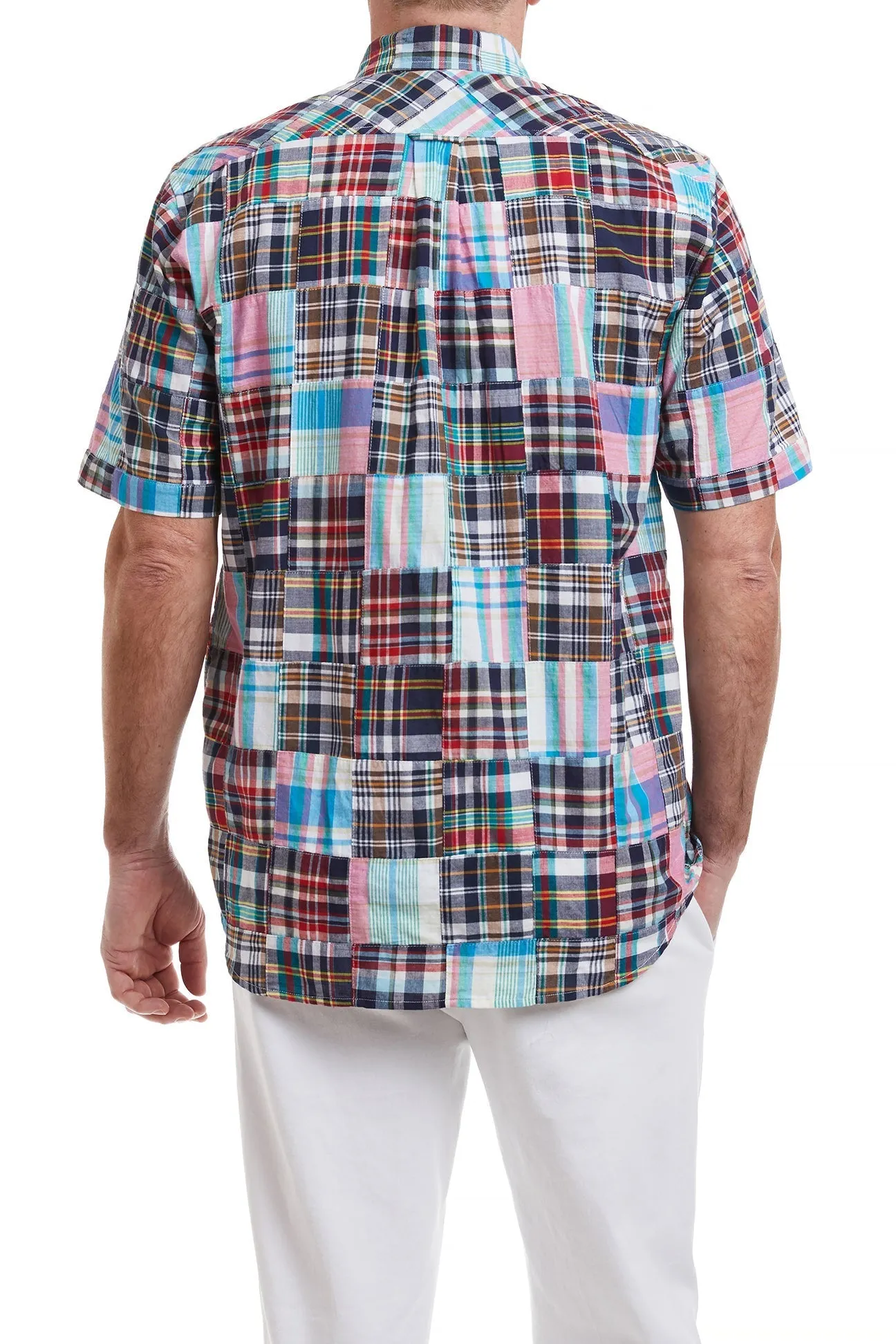 Chase Short Sleeve Shirt Weston Patch Madras