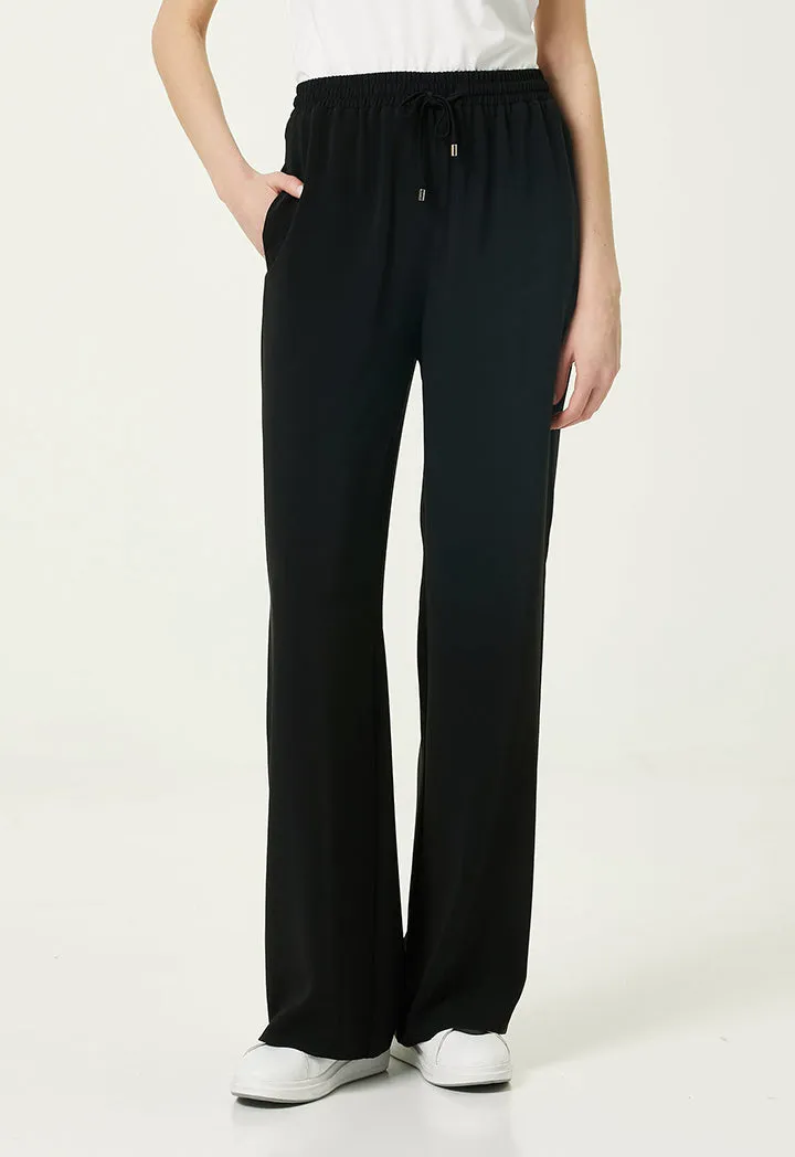 Collection Crepe Pajama Trouser Black