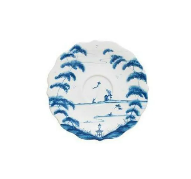 Delft Blue Country Estate saucer