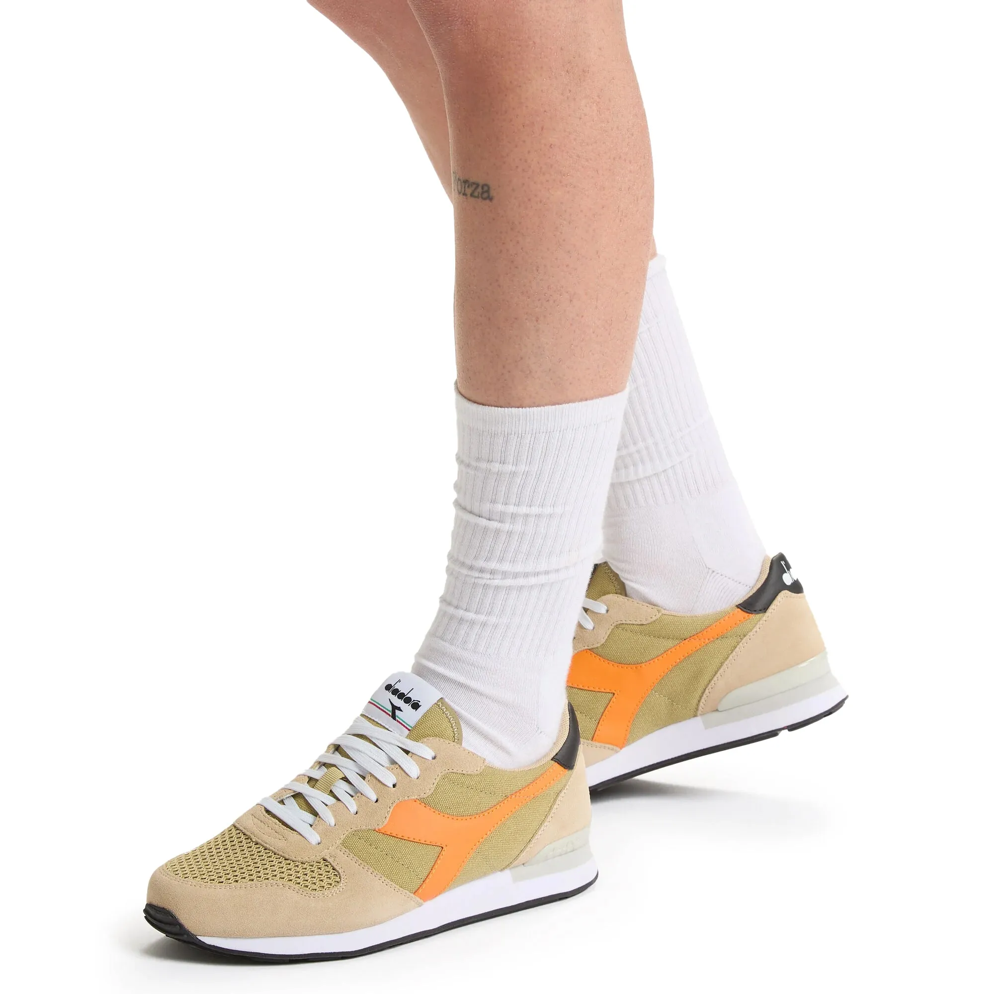 Diadora Camaro Natural Pack Trainers - Khaki / Pebble