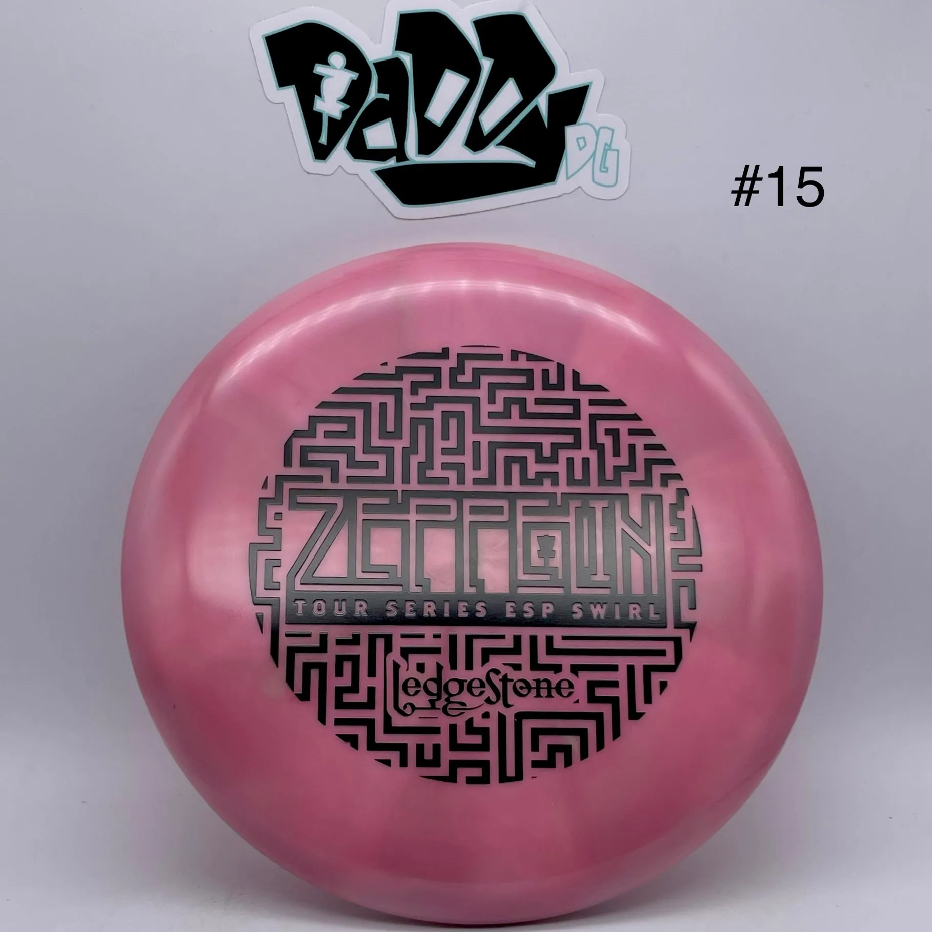 Discraft ESP Swirl Zeppelin 2022 Ledgestone Stamped Putt & Approach