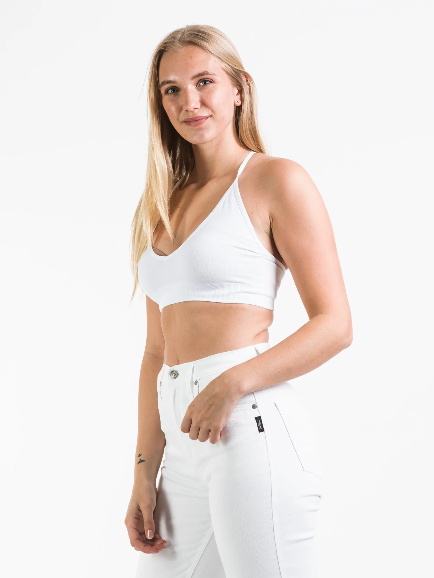 DYNAMIC VNECK RACERBACK BRALETTE - CLEARANCE