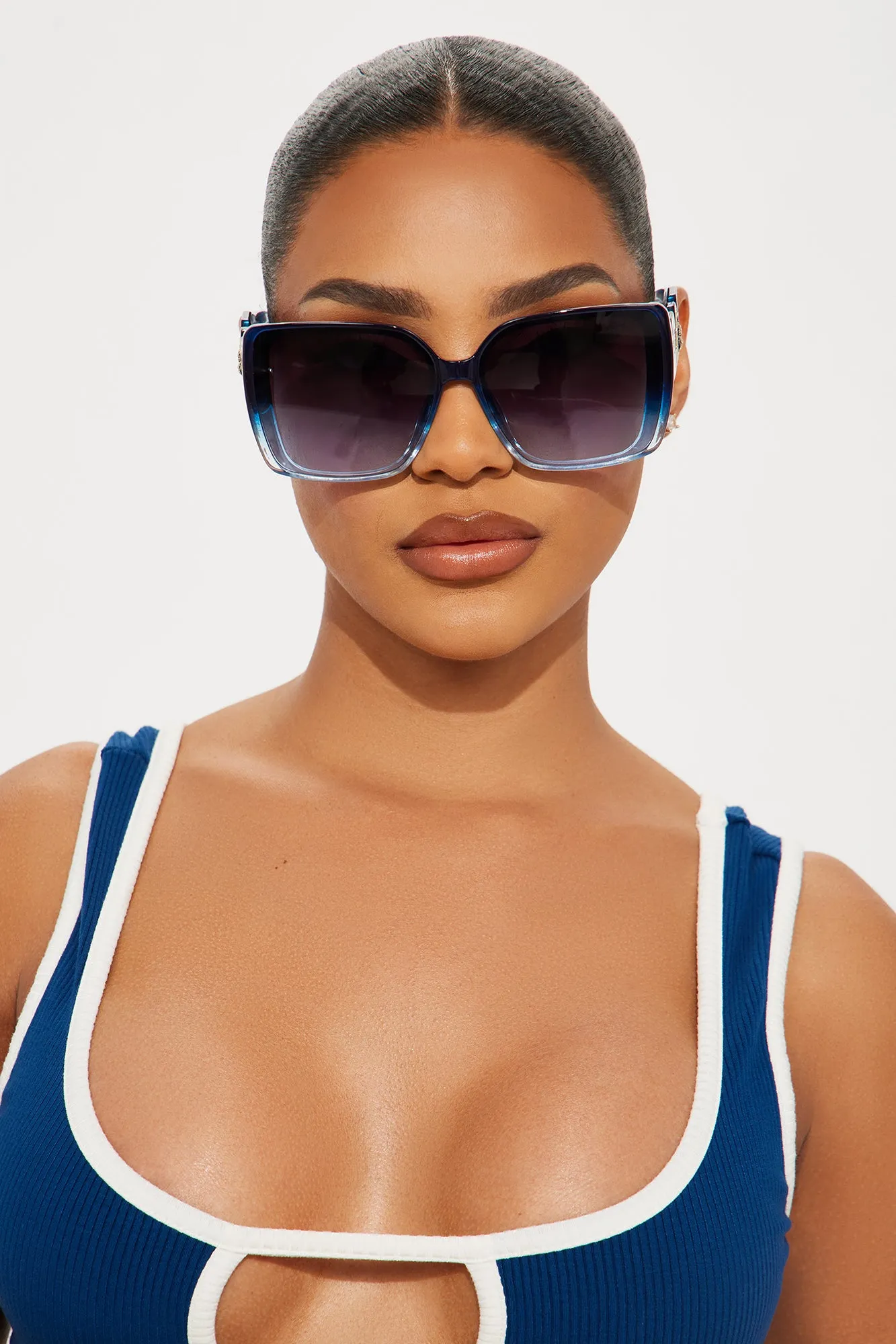 Expensive Habits Sunglasses - Blue