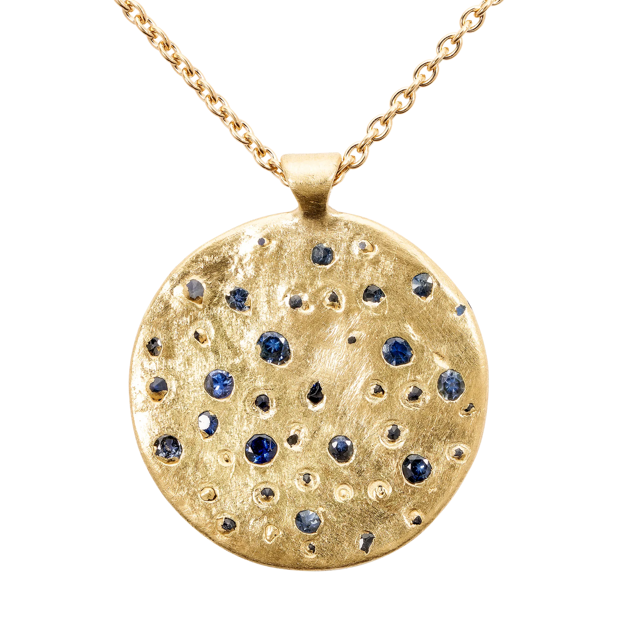 Extra Large Blue Constellation Necklace - 9892