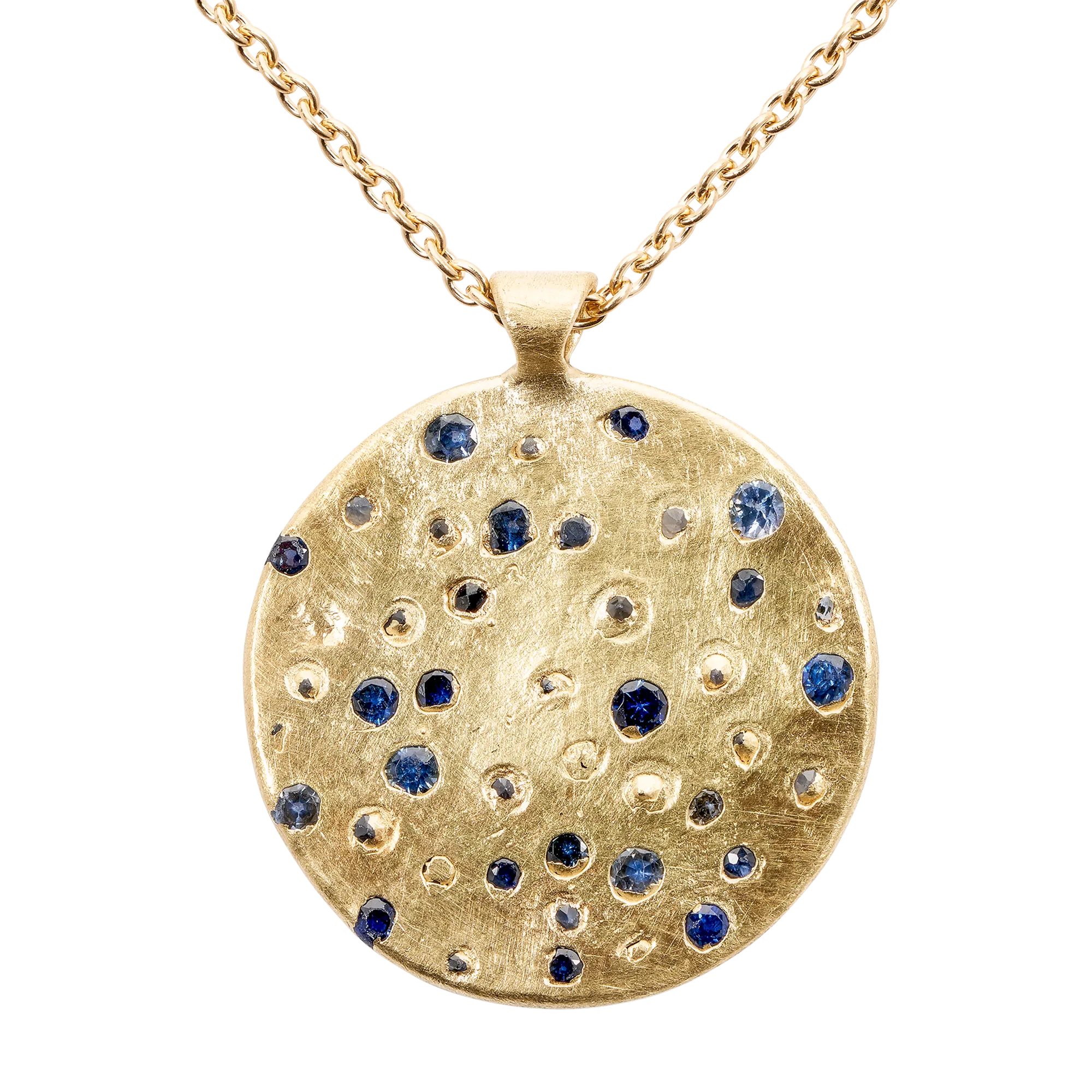 Extra Large Blue Constellation Necklace - 9892