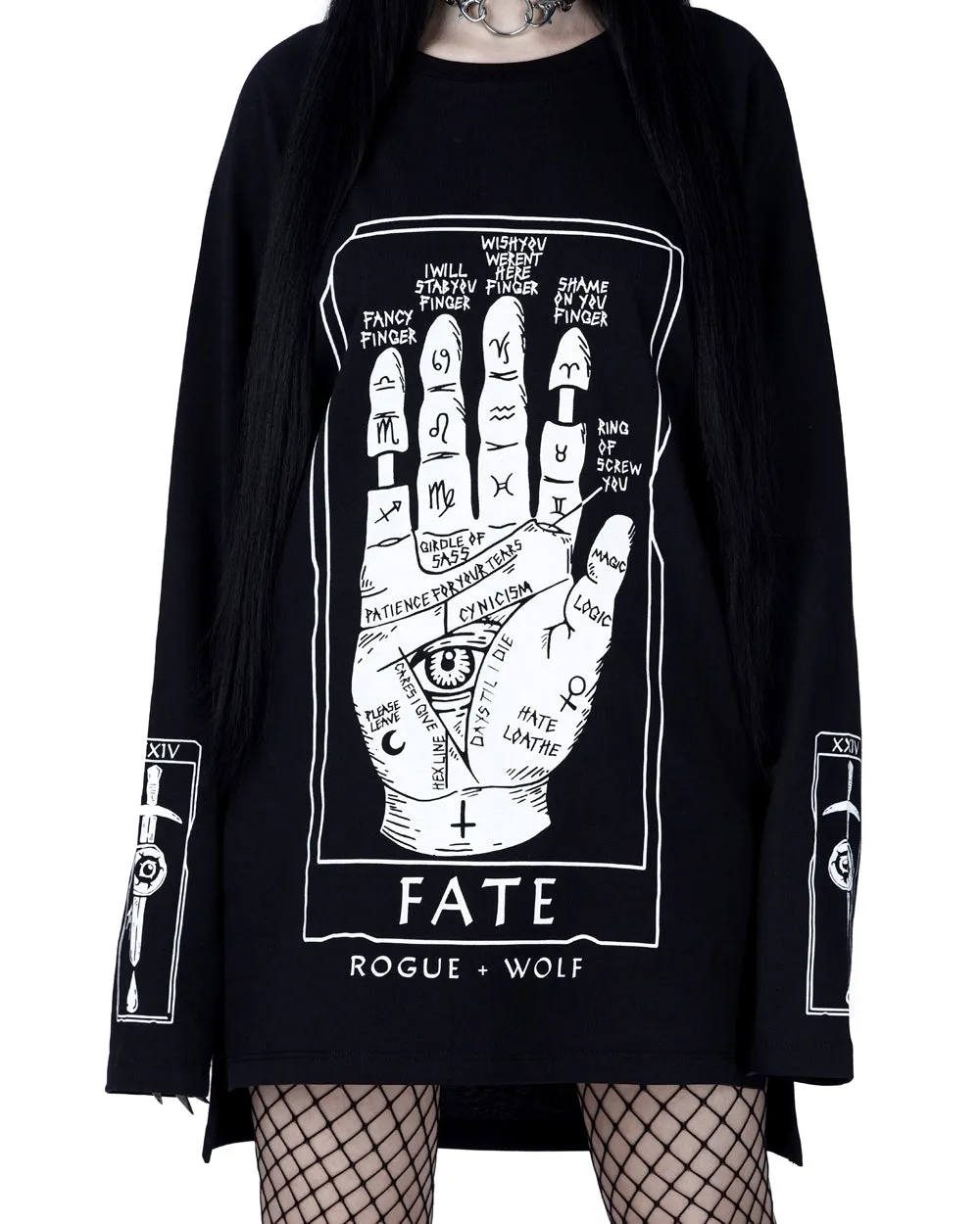 Fate Tarot Long Sleeve Tee