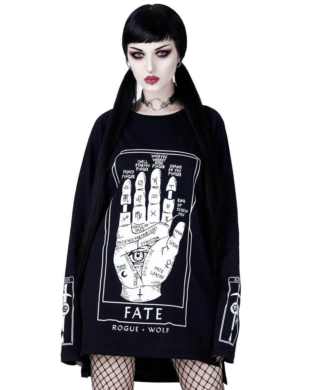 Fate Tarot Long Sleeve Tee