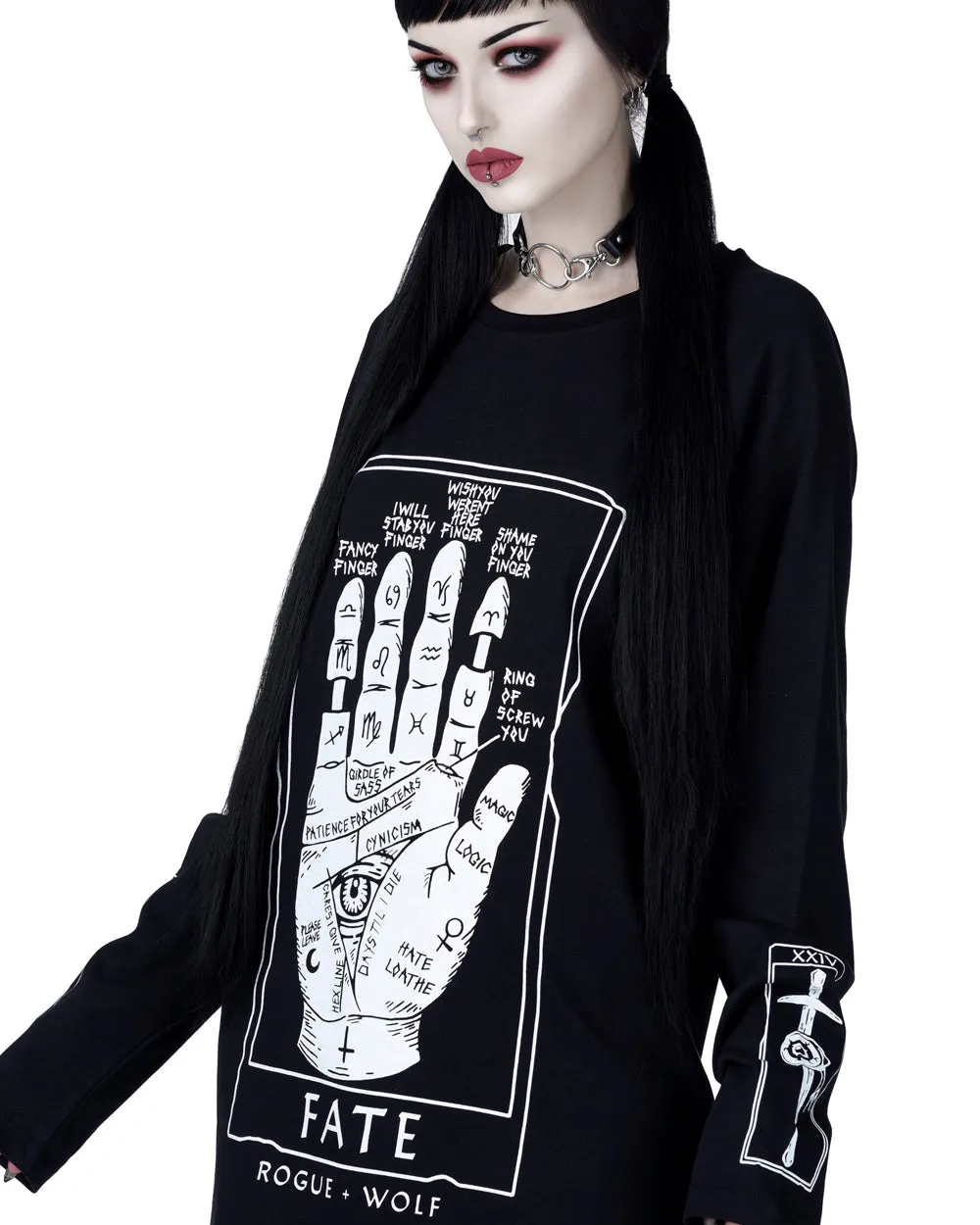 Fate Tarot Long Sleeve Tee