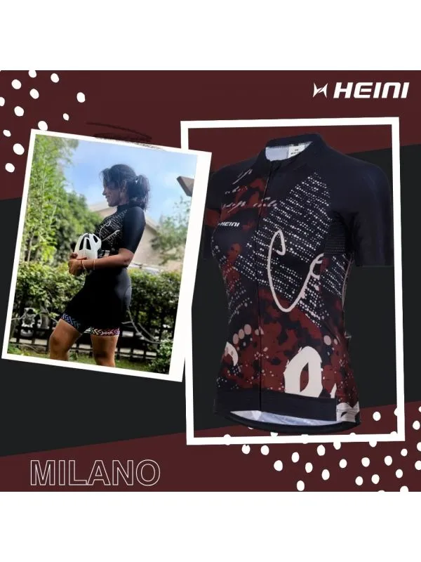 Heini MILANO 389 Womens Short Sleeve Cycling Jersey