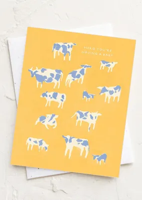 Herd You're Having A Baby Card