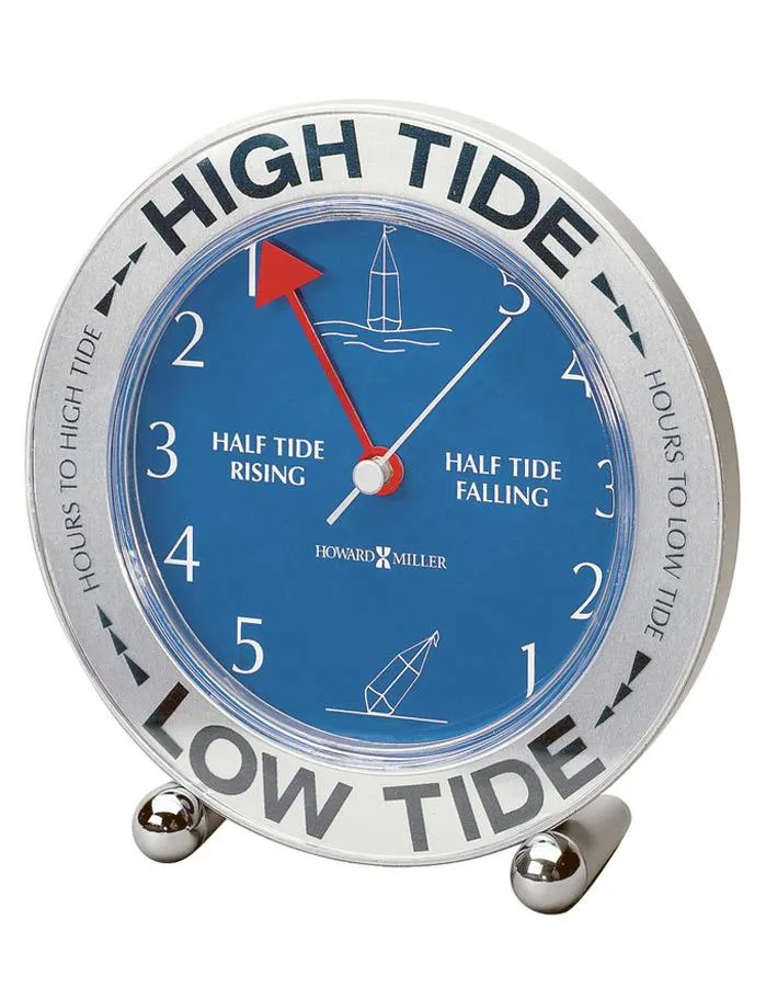 Howard Miller Tide Mate III - Tide Clock - Blue Dial - Silver Accents