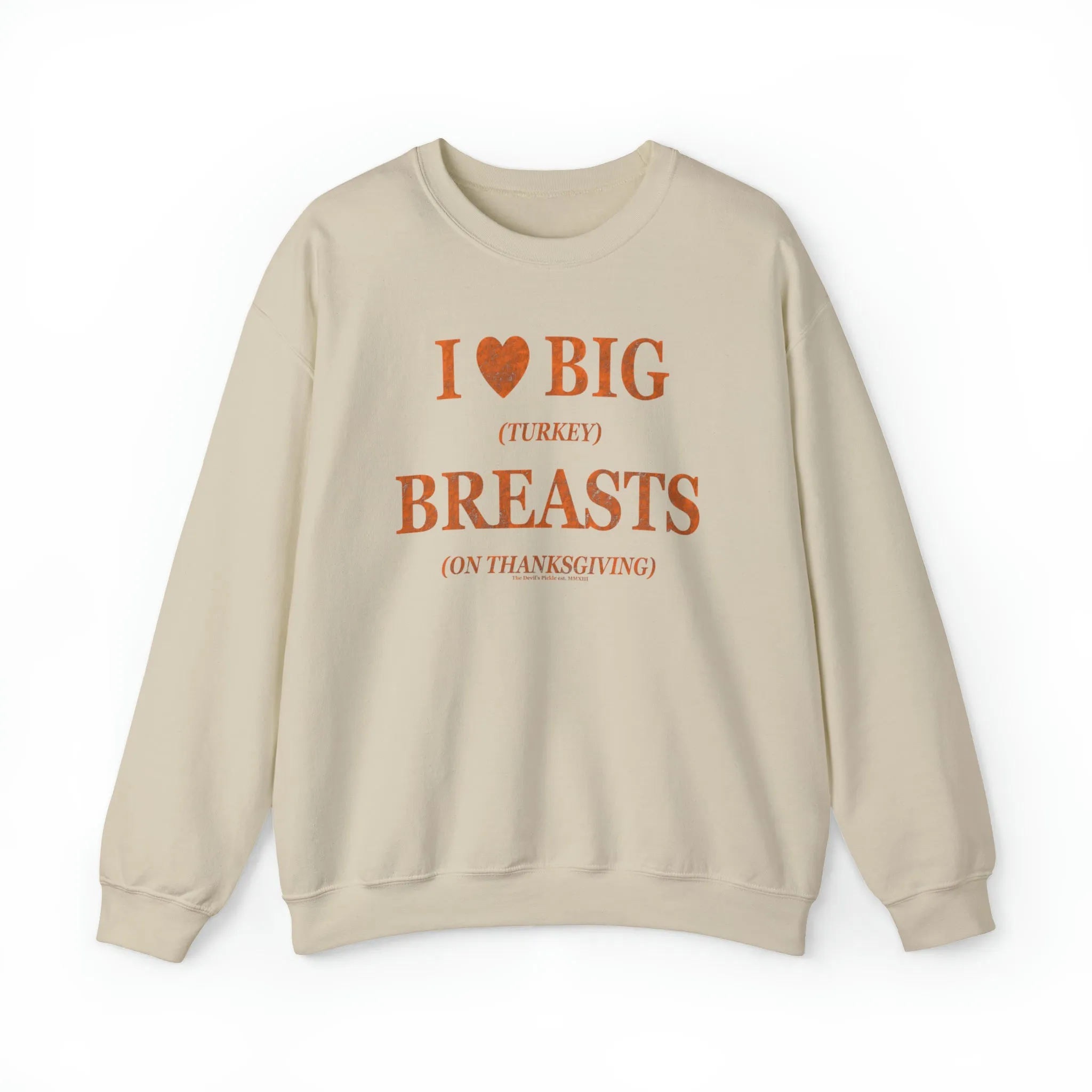 I Heart Big Breasts Crewneck Sweatshirt