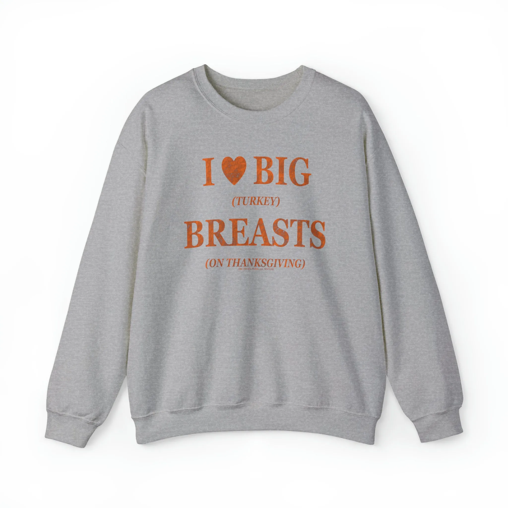 I Heart Big Breasts Crewneck Sweatshirt