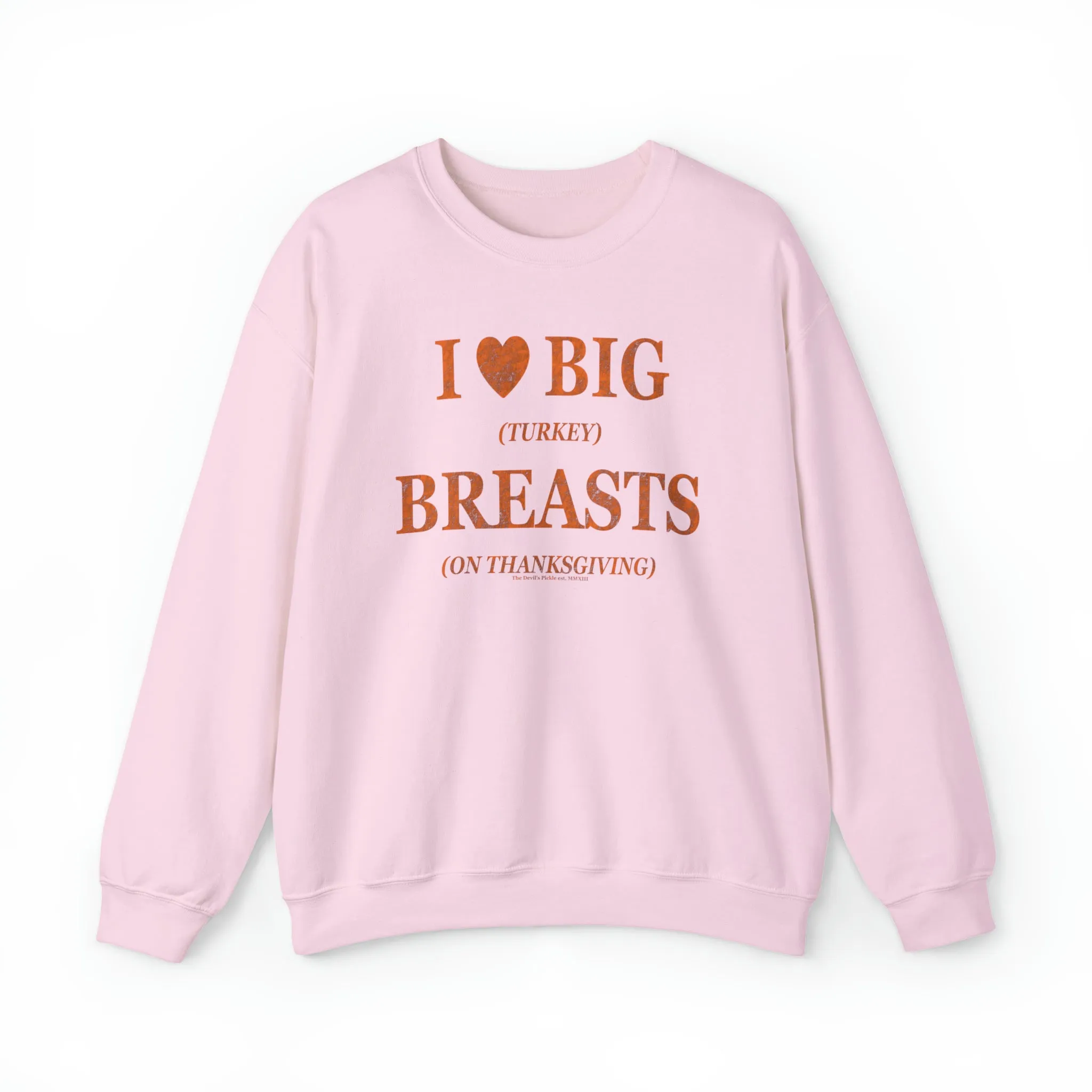 I Heart Big Breasts Crewneck Sweatshirt