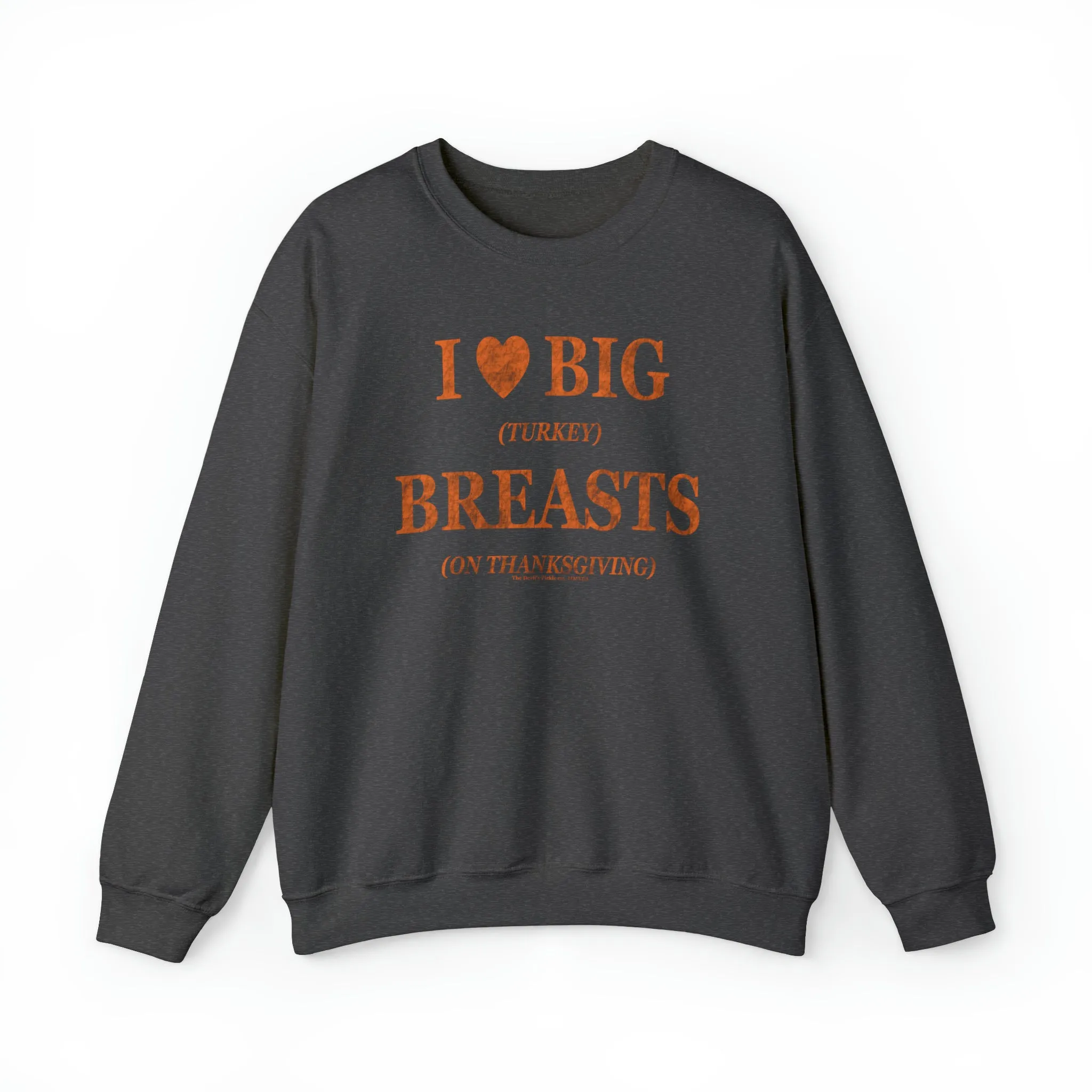 I Heart Big Breasts Crewneck Sweatshirt