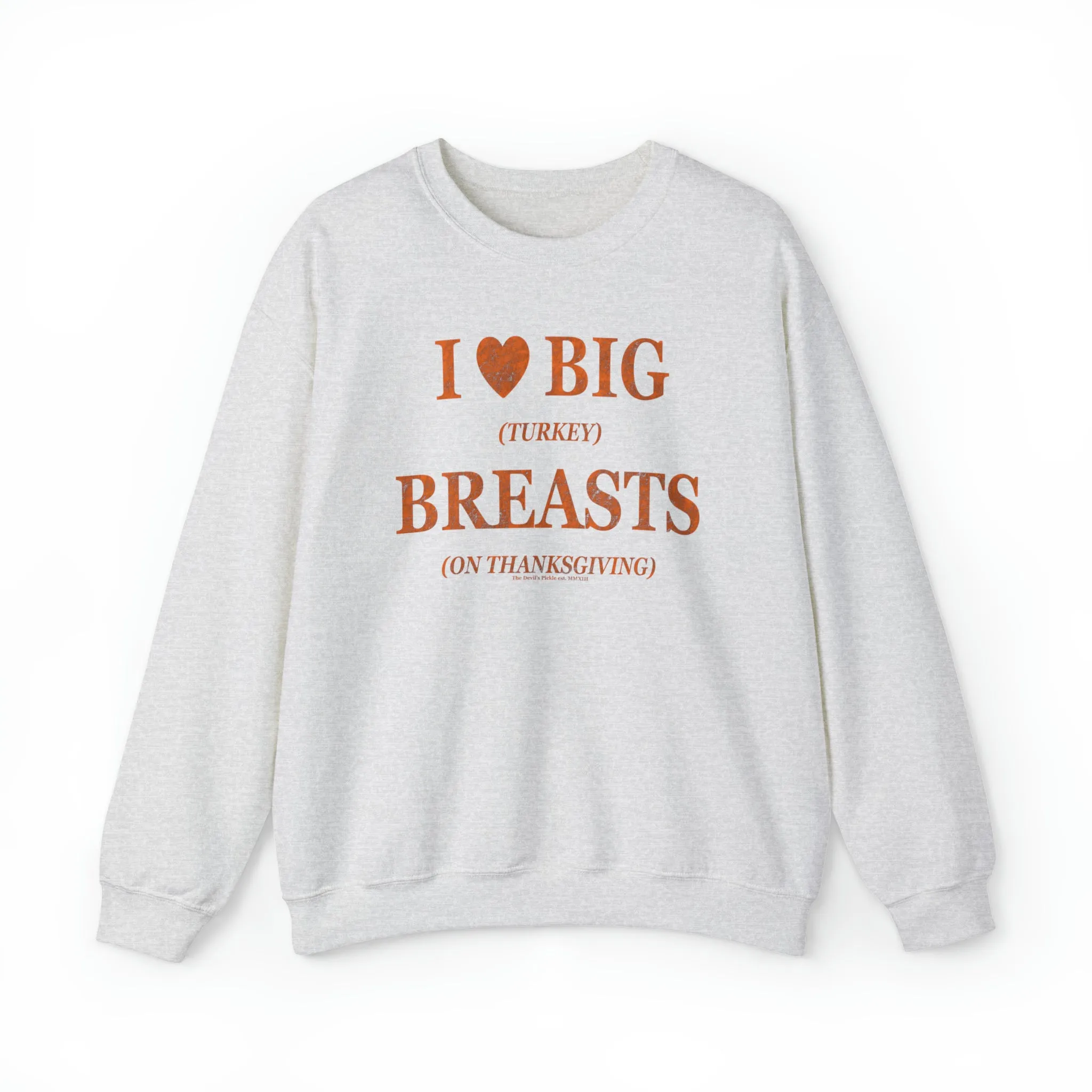 I Heart Big Breasts Crewneck Sweatshirt