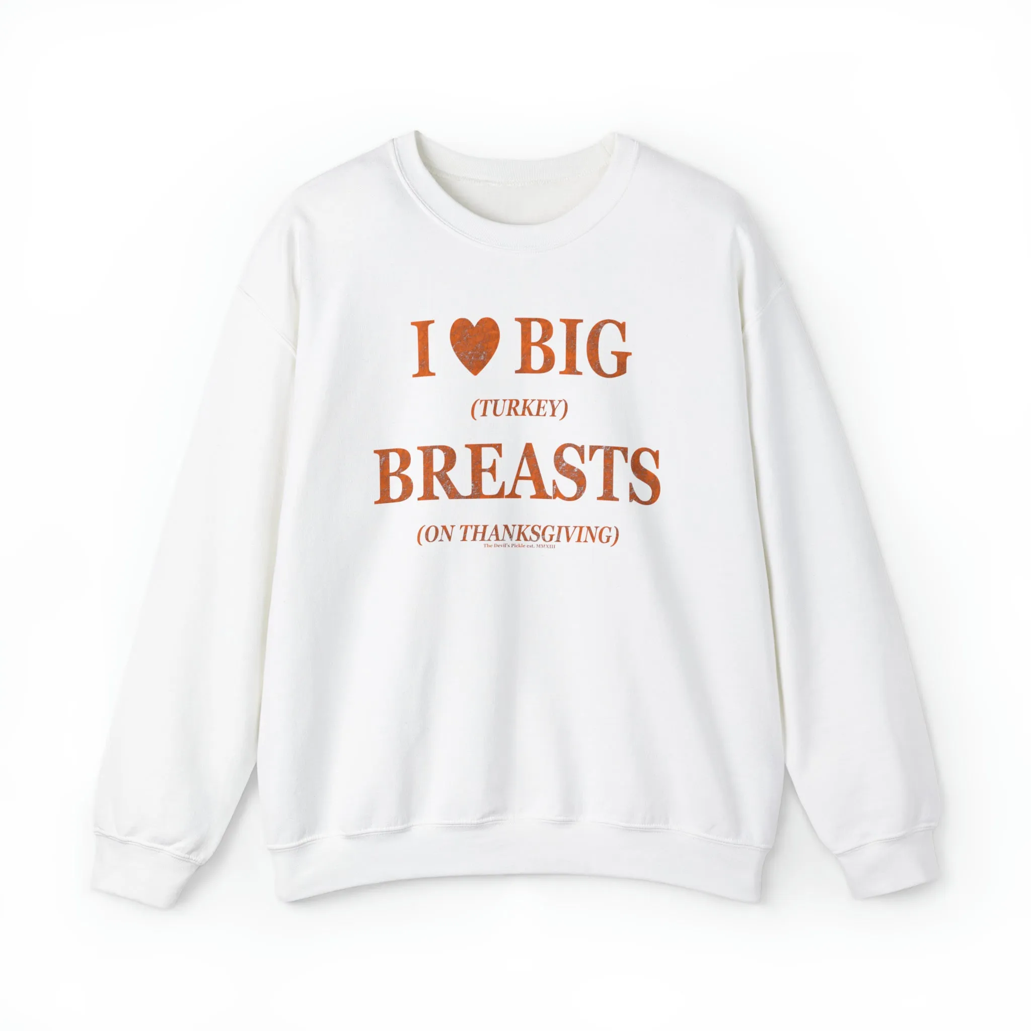 I Heart Big Breasts Crewneck Sweatshirt