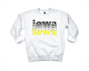 Iowa Fade Crewneck Sweatshirt or Tee