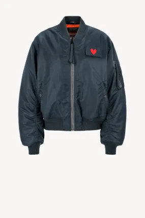 Jacke Airforce 90s 'Heart' in Navy