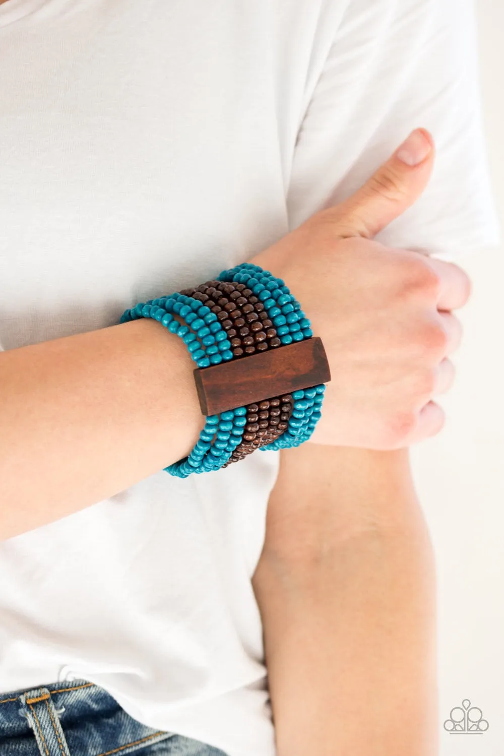 JAMAICAN Me Jam Blue-Bracelet