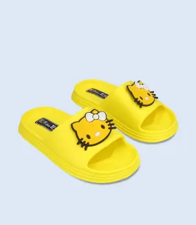 KG0038-YELLOW-Sliders for Girls