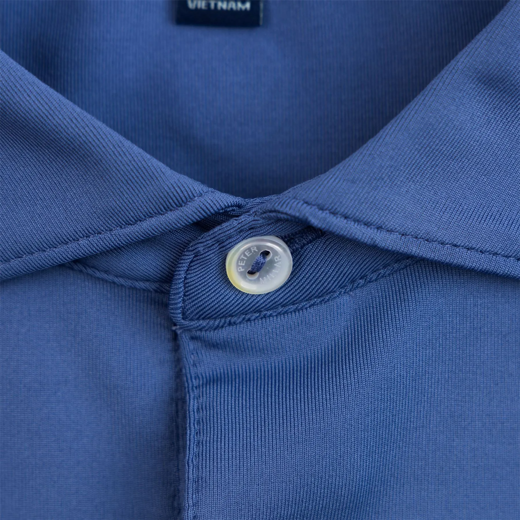 Ledger Tailored Fit Performance Jersey Polo Blue Pearl - SS24