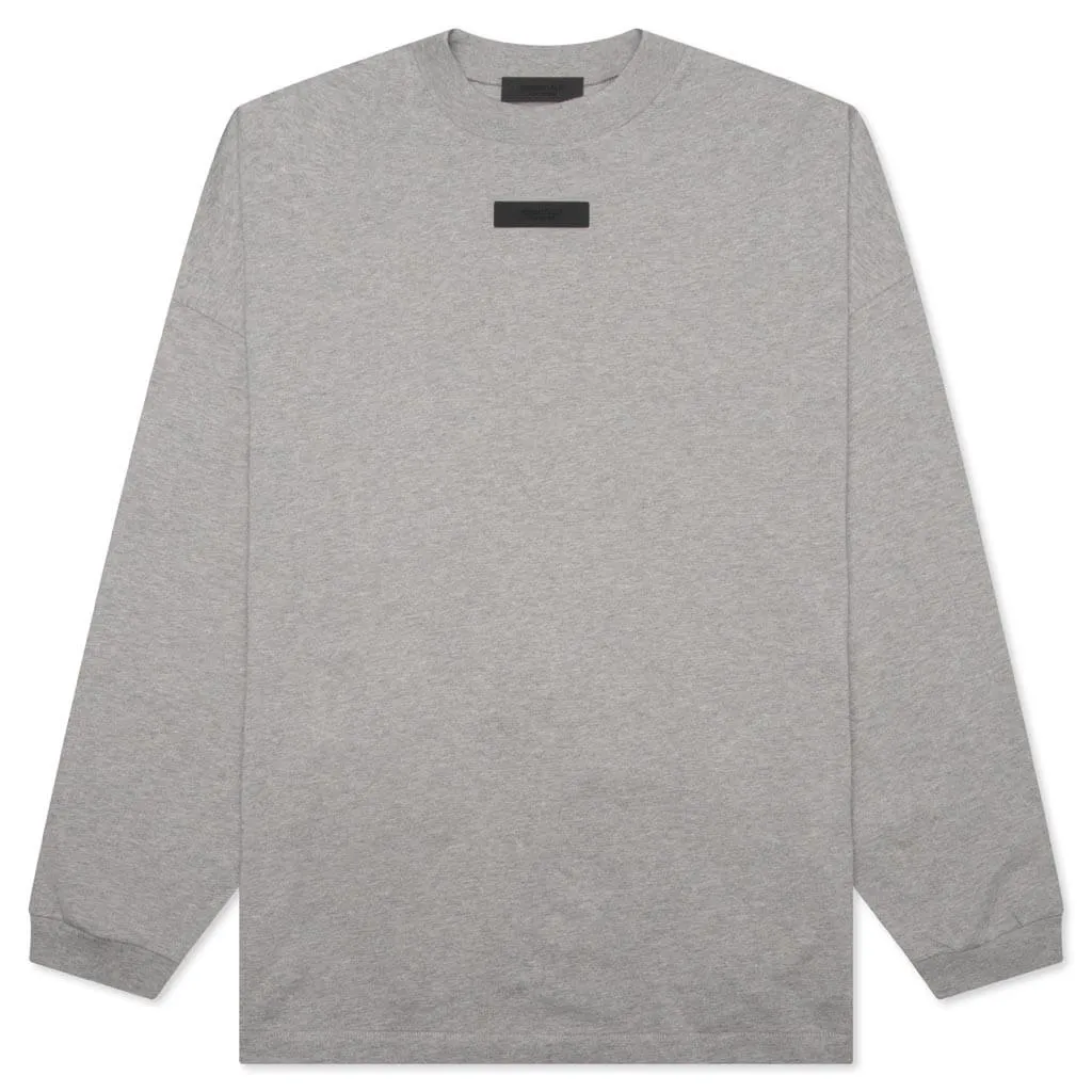 L/S Tee - Dark Heather Oatmeal