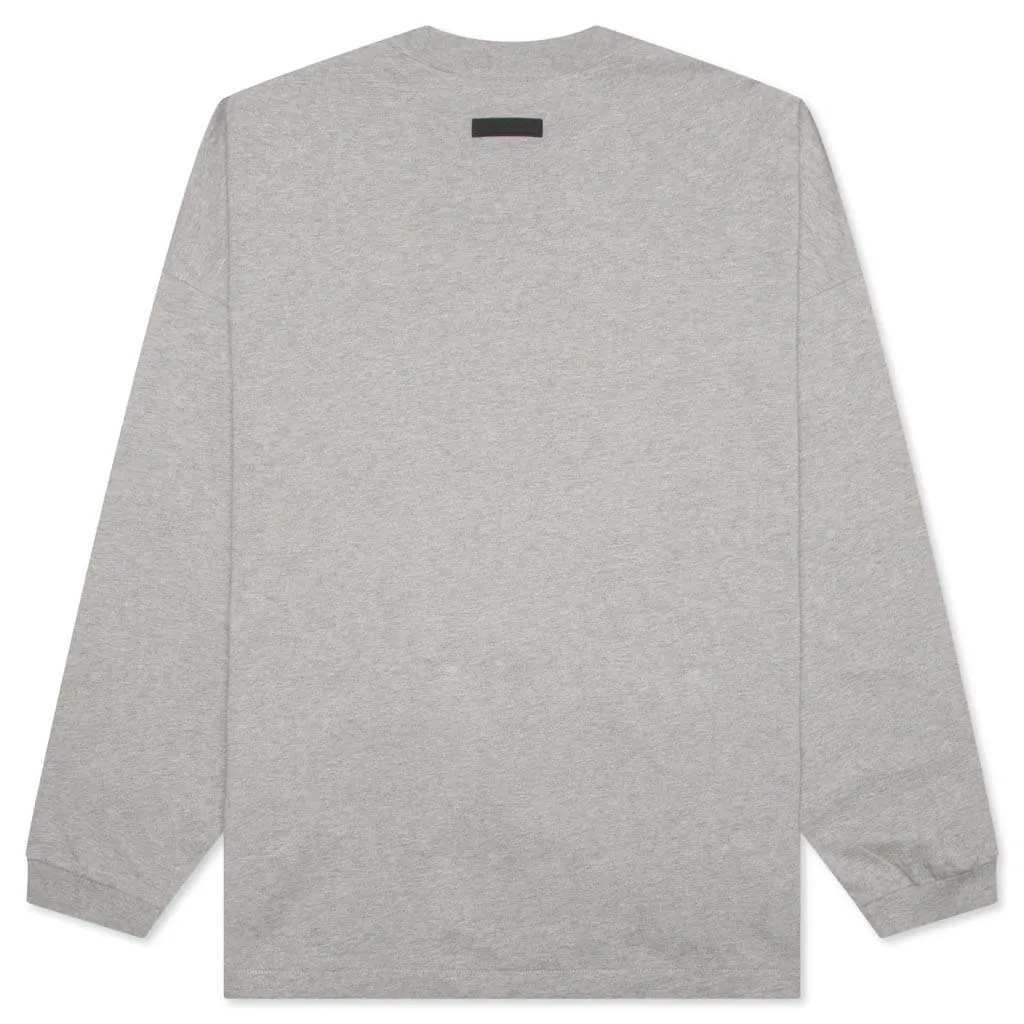 L/S Tee - Dark Heather Oatmeal