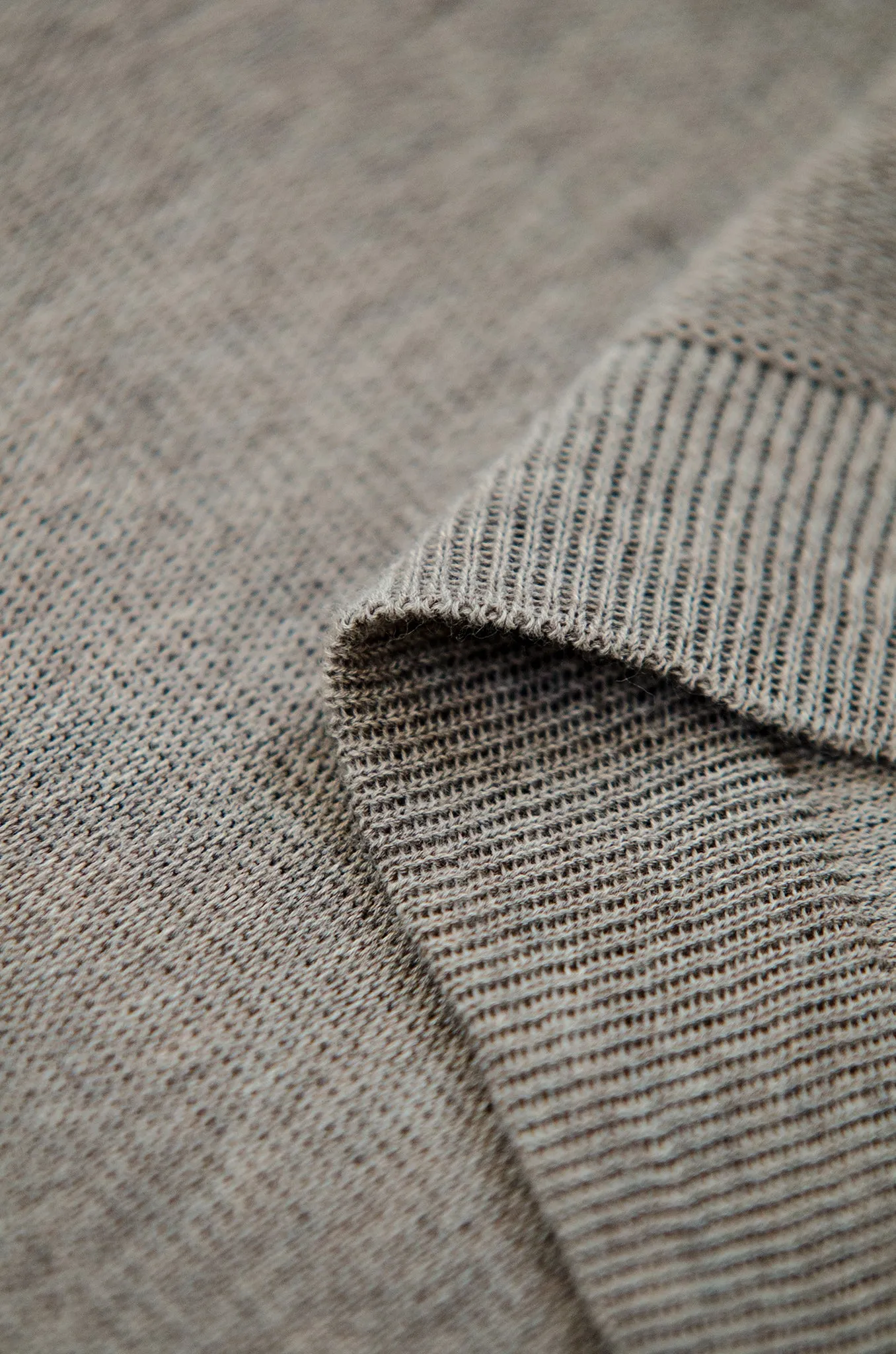 Maté polo tricot compact cotton (sand melange)