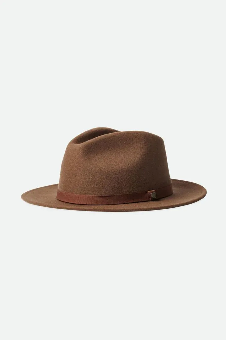 Messer Packable Fedora (Unisex) - Desert Palm