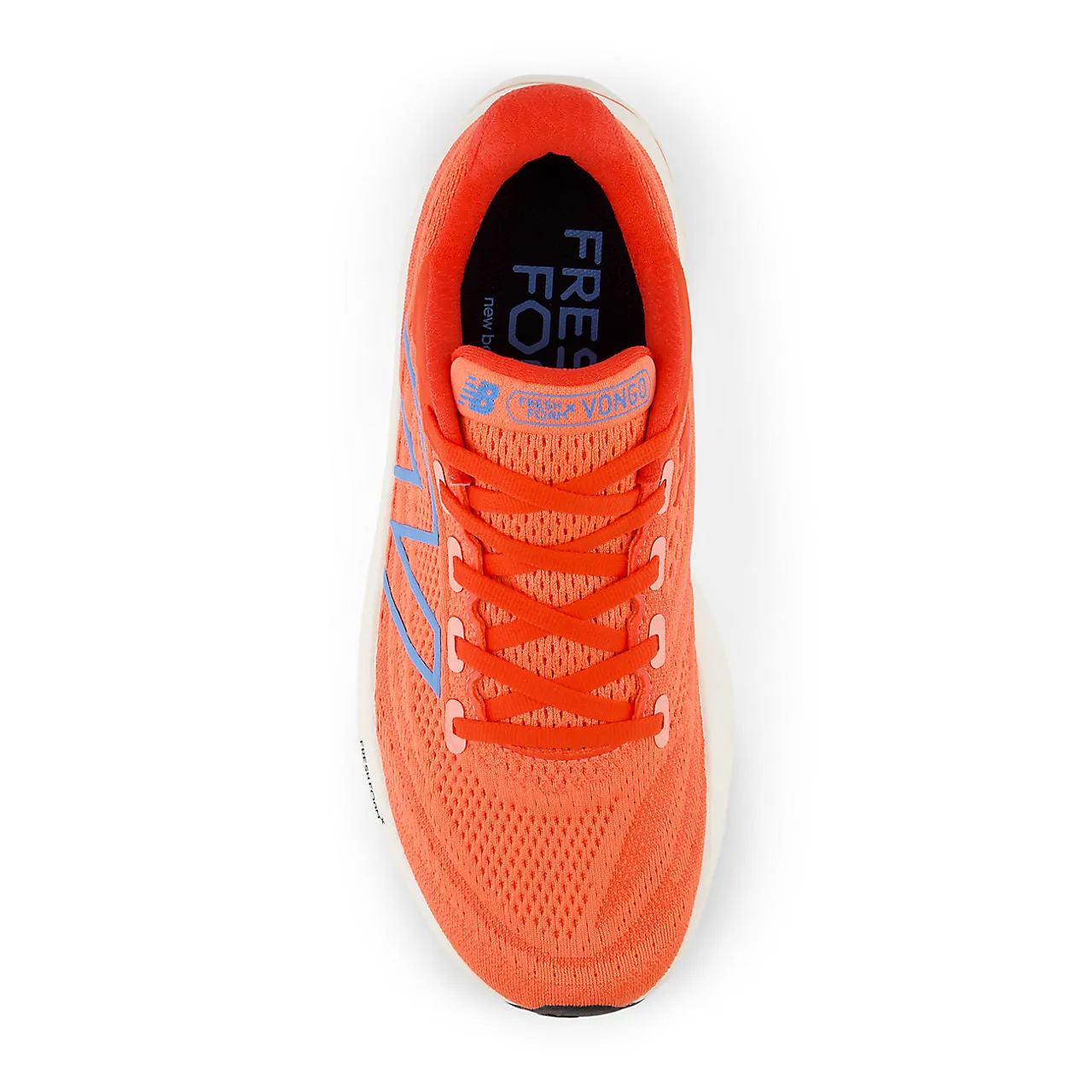 New Balance Fresh Foam X Vongo v6 (Womens) - Gulf red with neo flame and coastal blue