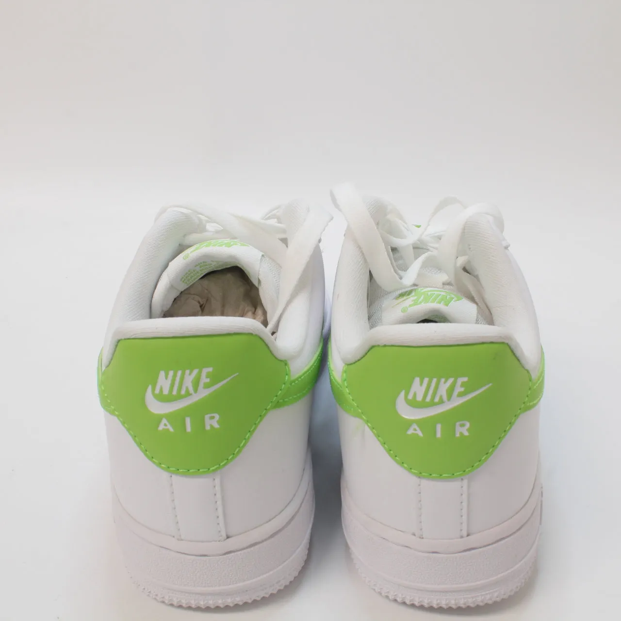 Nike Air Force 1 '07 White Action Green Uk Size 4