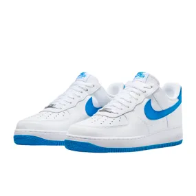 Nike men's sneakers shoe Air Force 1 '07 FJ4146-103 white-light blue