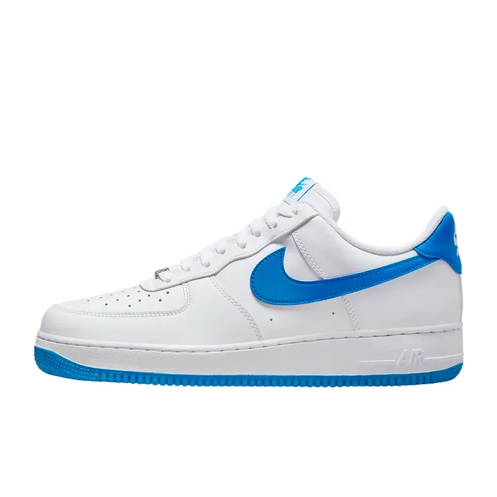 Nike men's sneakers shoe Air Force 1 '07 FJ4146-103 white-light blue