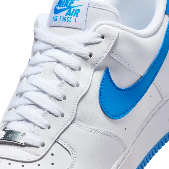 Nike men's sneakers shoe Air Force 1 '07 FJ4146-103 white-light blue