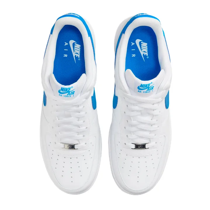 Nike men's sneakers shoe Air Force 1 '07 FJ4146-103 white-light blue